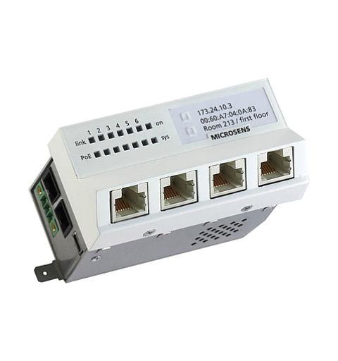 FTTO Micro Switch 2SFP 230V 4x10/100/1000T, 2x1000X SFP slot